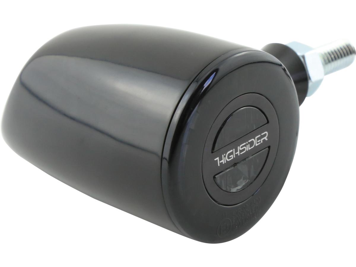 Highsider Rocket Classic Led Turn Signal Black Smoke Led Highsider