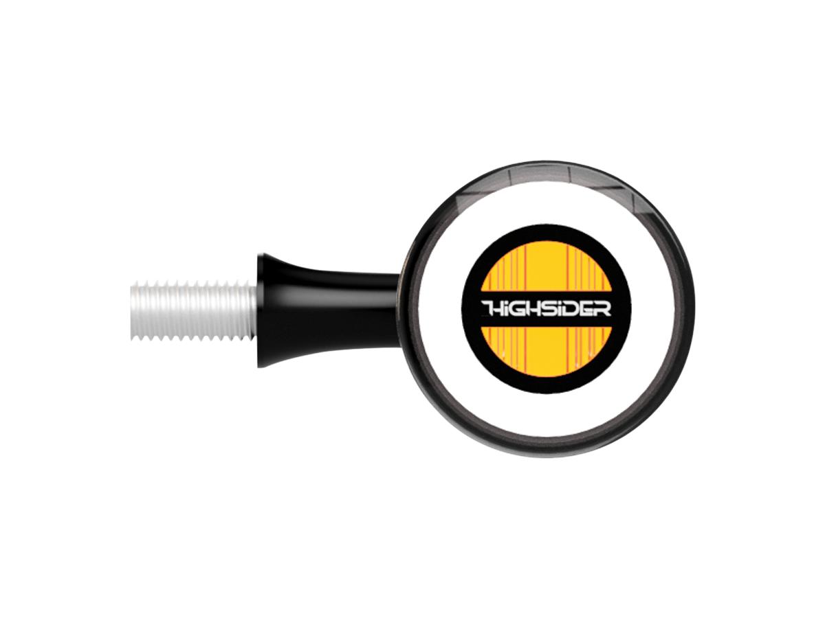 Highsider Rocket Bullet Led Turn Signal/Position Light Black Smoke Led Highsider Default Title