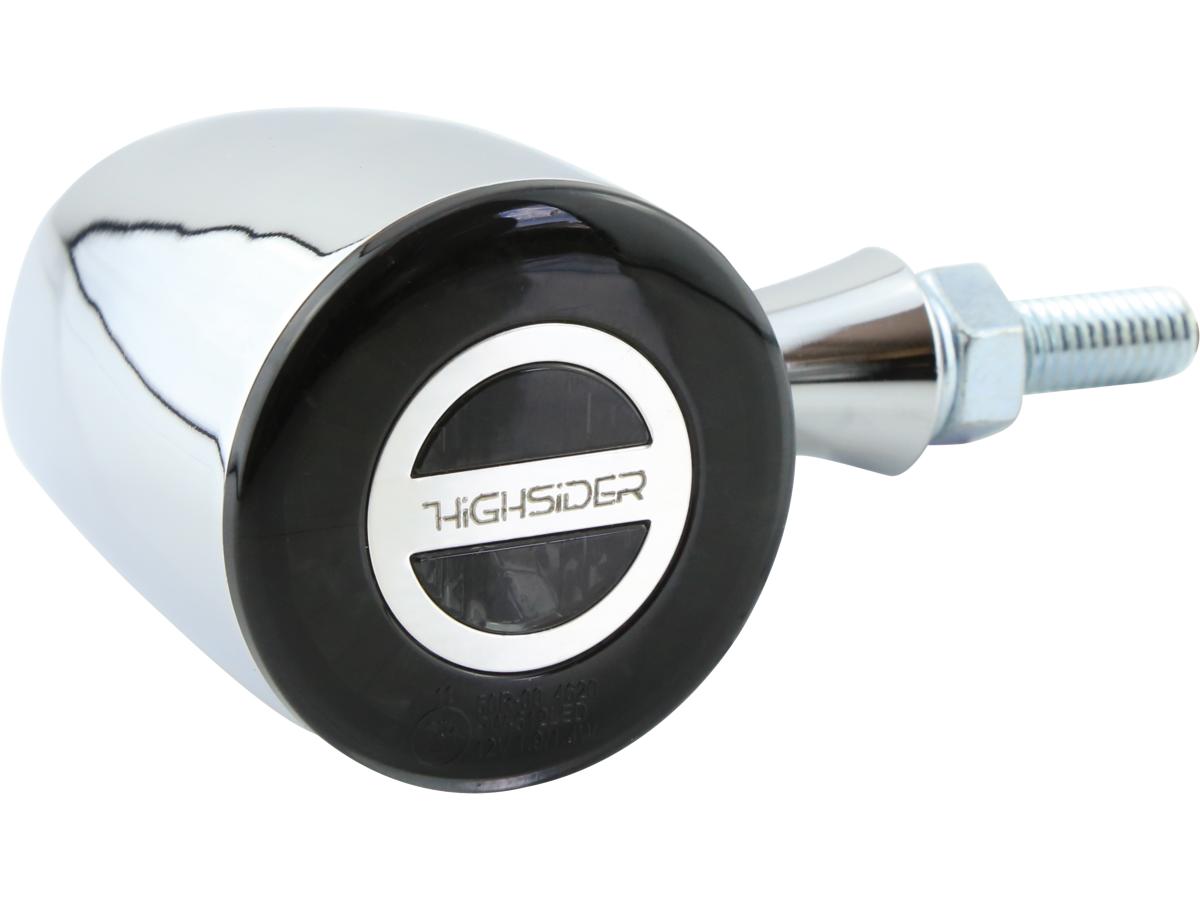 Highsider Rocket Classic Led Turn Signal/Taillight/Brake Light Chrome Smoke Led Highsider Default Title