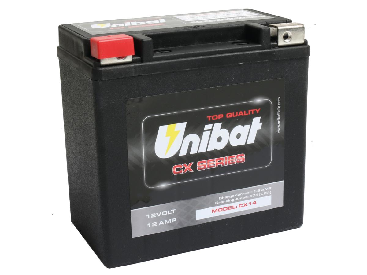 Unibat Cx14 Heavy Duty Battery Agm, 275 A, 12.0 Ah Unibat Default Title