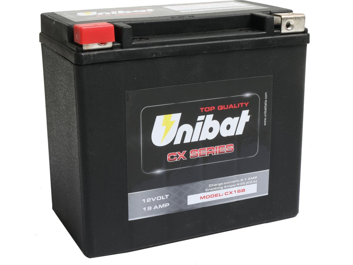 Unibat Cx16 B Heavy Duty Battery Agm, 435 A, 19.0 Ah Unibat Default Title