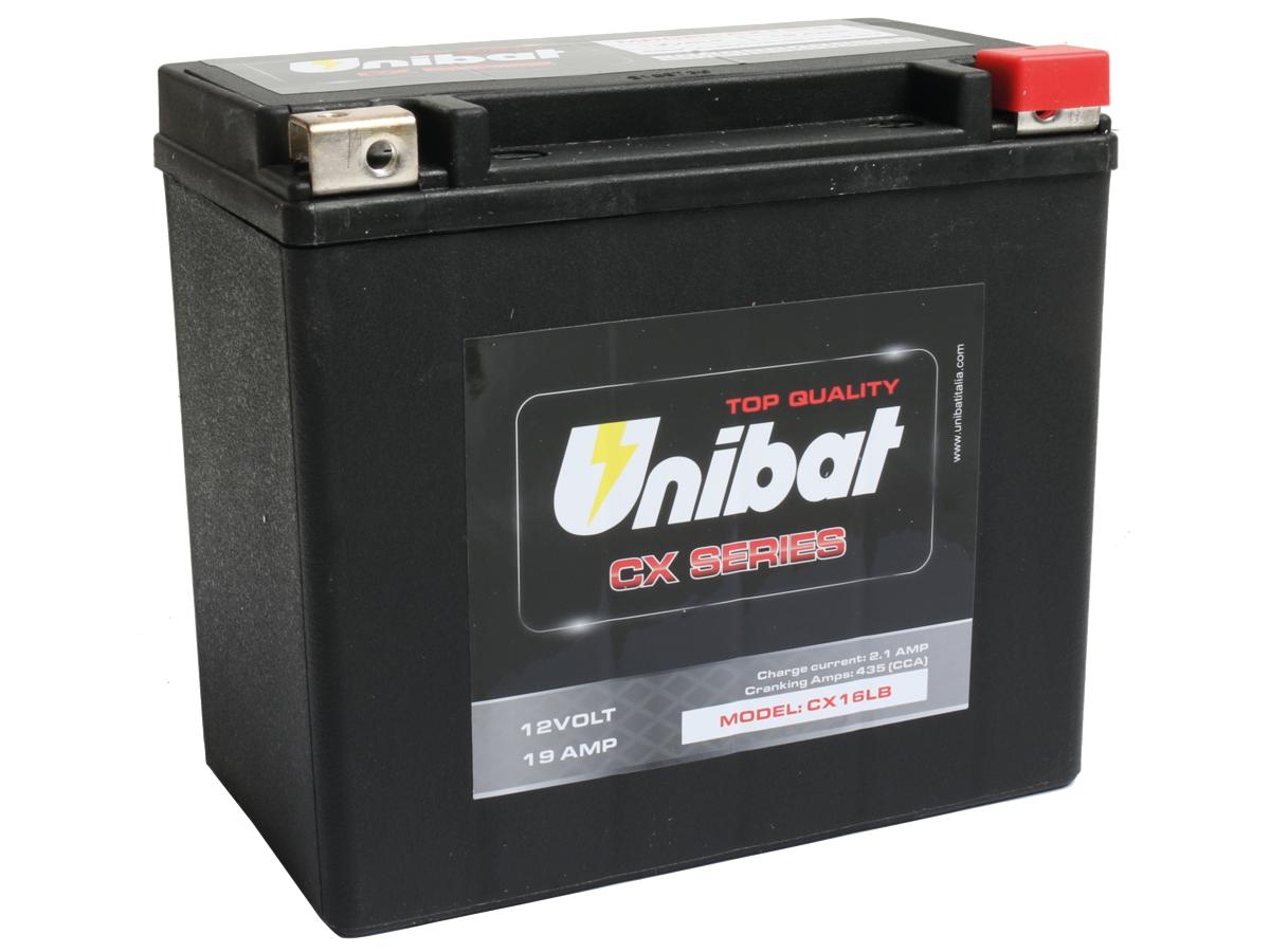 Unibat Cx16 Lb Heavy Duty Battery Agm, 435 A, 19.0 Ah Unibat Default Title