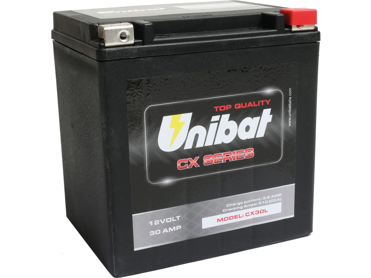 Unibat Cx30 L Heavy Duty Battery Agm, 510 A, 30.0 Ah Unibat Default Title