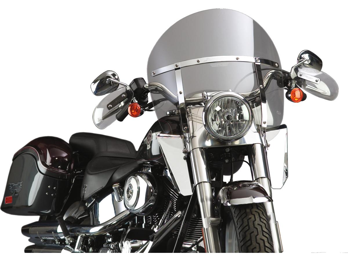 National Cycle Switch Blade Chopped Quick Release Windshield Height: 21,1", Width: 22,2" Light Smoke National Cycle Default Title