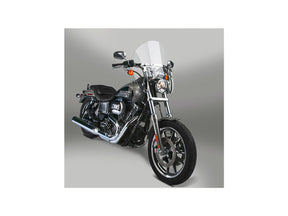 National Cycle Switch Blade Chopped Quick Release Windshield Height: 21,1", Width: 22,4" Clear National Cycle