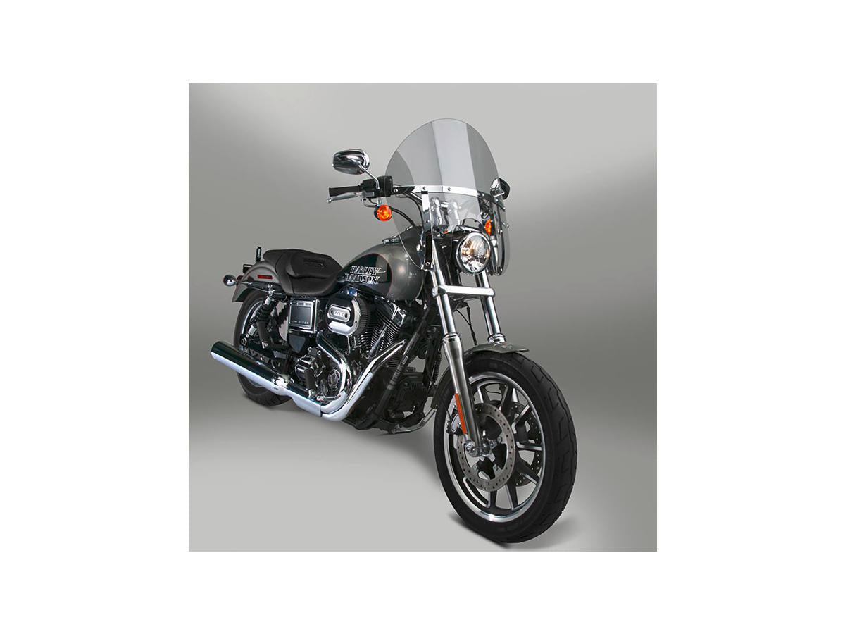 National Cycle Switch Blade Chopped Quick Release Windshield Height: 21,1", Width: 22,4" Light Smoke National Cycle