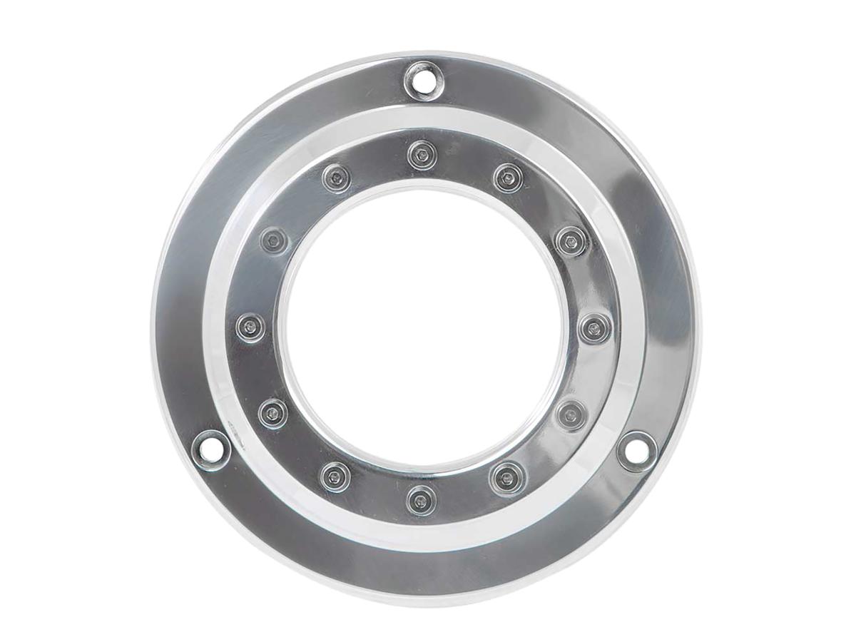 Ricks Motorcycles Porthole Derby Cover 3 Hole Aluminium Polished Ricks Motorcycles