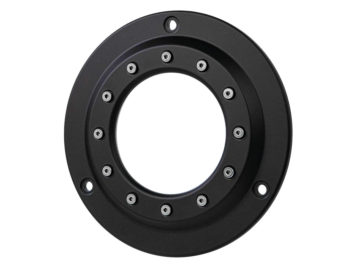 Ricks Motorcycles Porthole Derby Cover 3 Hole Black Satin Ricks Motorcycles Default Title