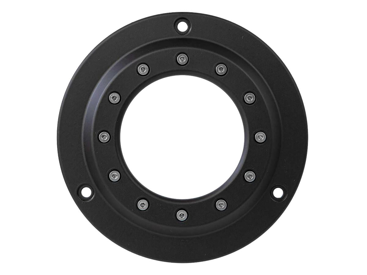 Ricks Motorcycles Porthole Derby Cover 3 Hole Black Satin Ricks Motorcycles
