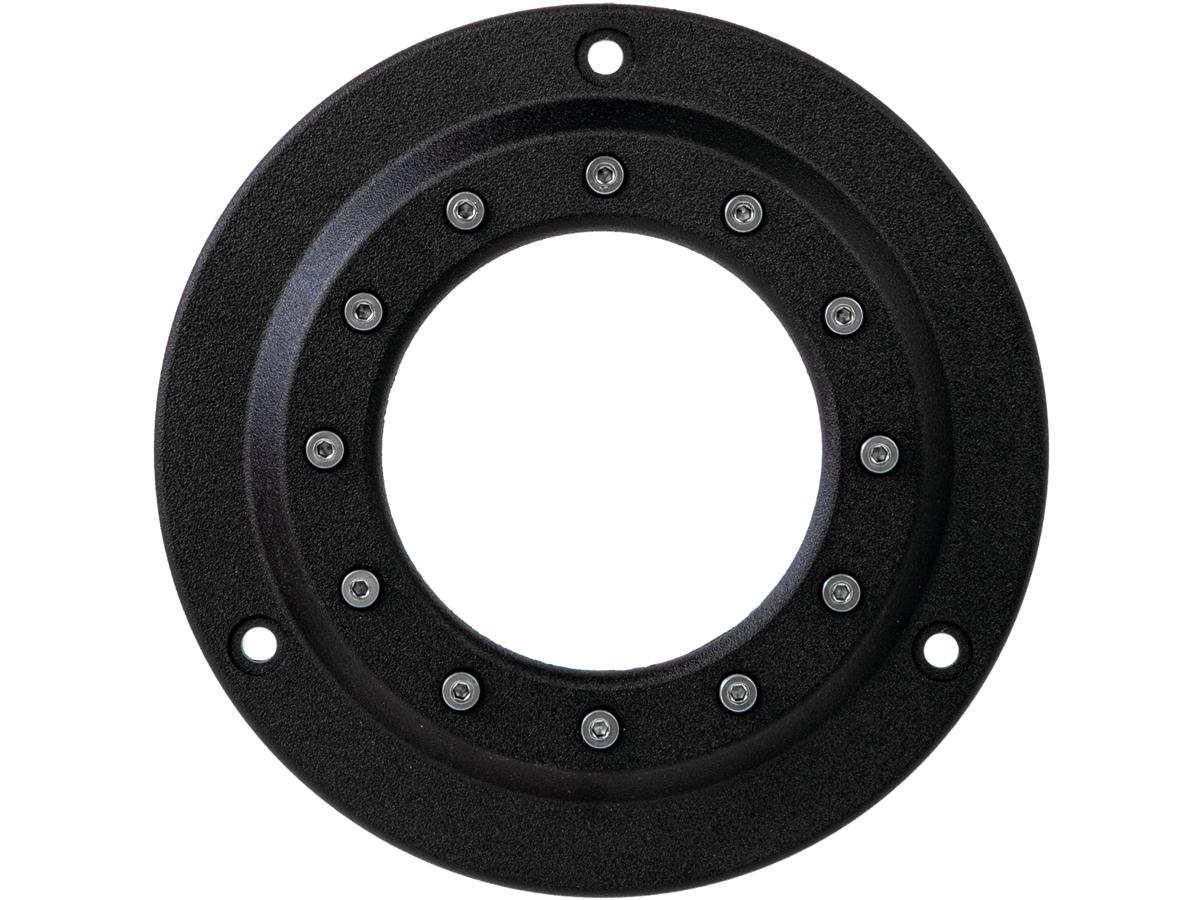 Ricks Motorcycles Porthole Derby Cover 3 Hole Textured Black Ricks Motorcycles