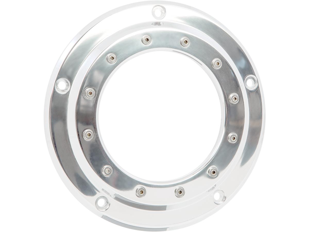 Ricks Motorcycles Porthole Derby Cover 5 Hole Aluminium Polished Ricks Motorcycles Default Title