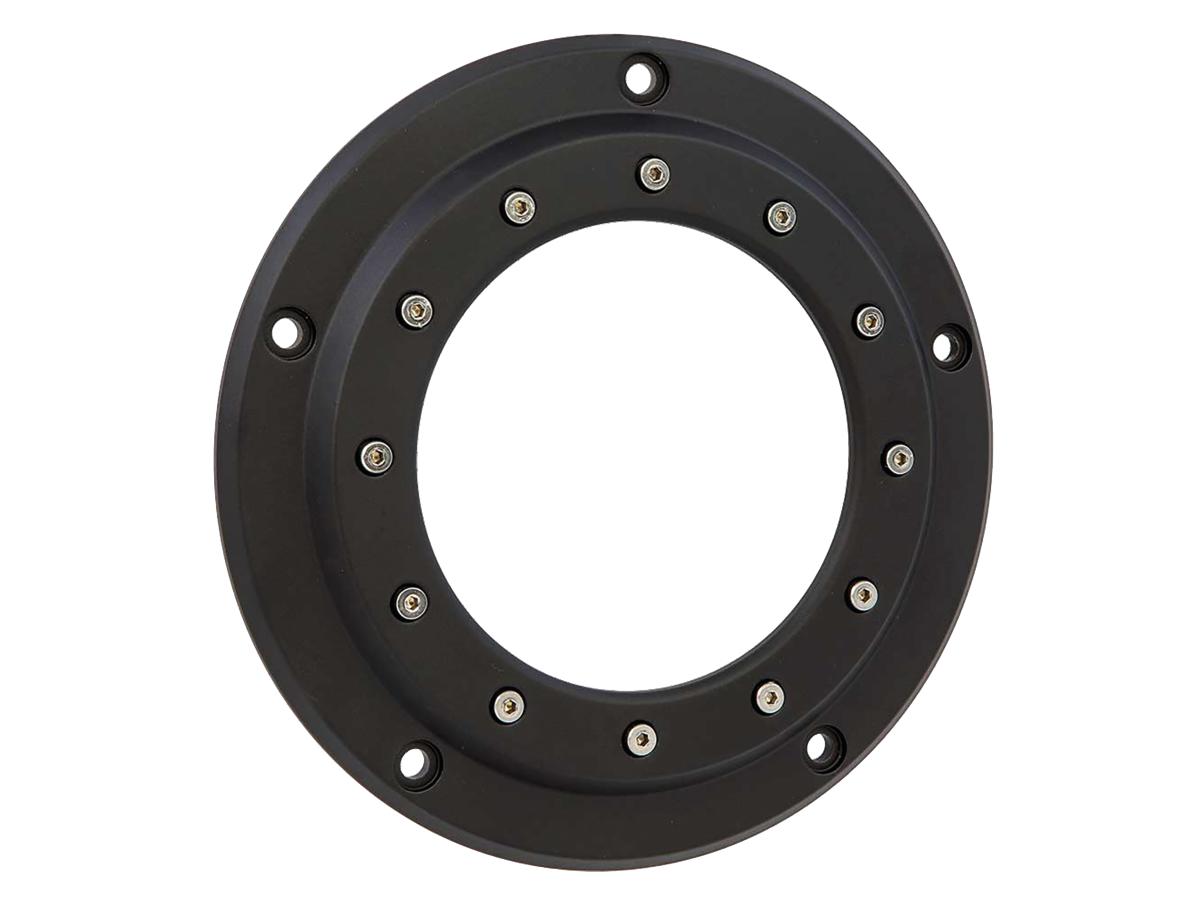 Ricks Motorcycles Porthole Derby Cover 5 Hole Black Satin Ricks Motorcycles Default Title
