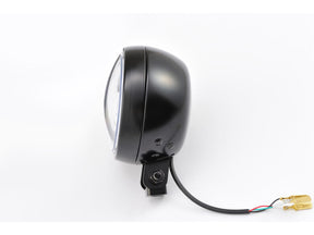 Daytona Japan Capsule 120 4 1/2" Headlight Black Powder Coated Projector Led Daytona Japan