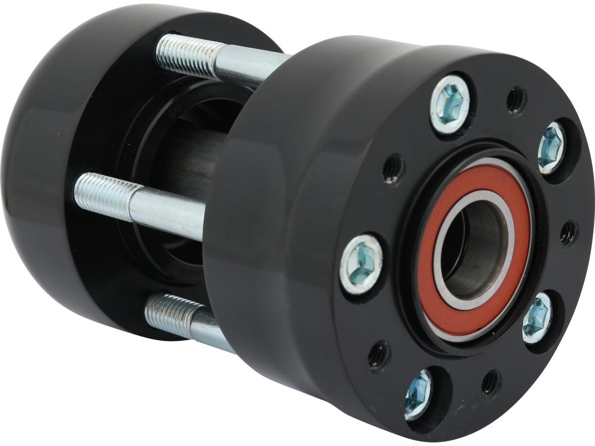 Rev Tech Single Rotor Abs Front Wheel Hub Black Abs Single Flange Rev Tech