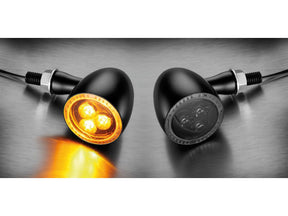 Kellermann Bullet 1000 Dark Led Turn Signal Black Tinted Led Kellermann
