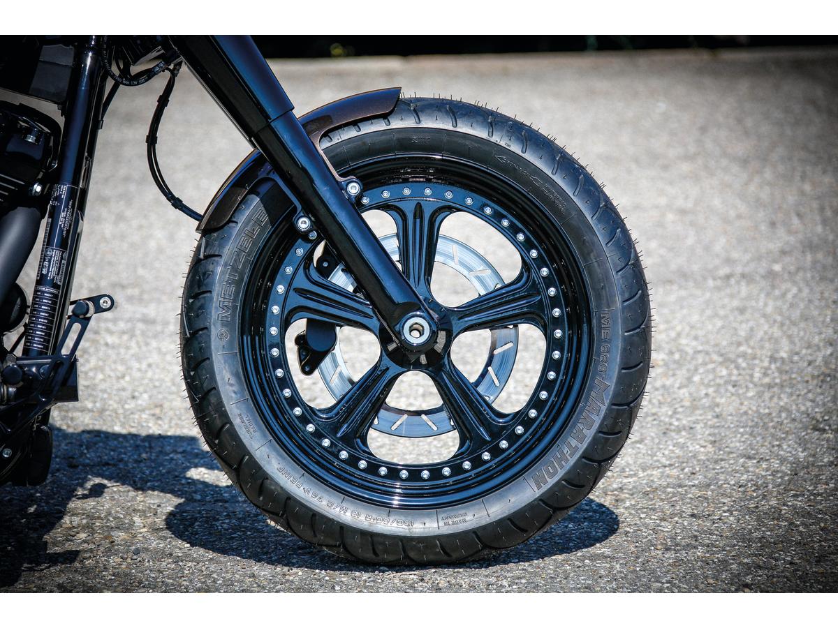 Ricks Motorcycles Steel Front Fender For Softail Models Short Version For Fat Boy Raw 18" Ricks Motorcycles Default Title
