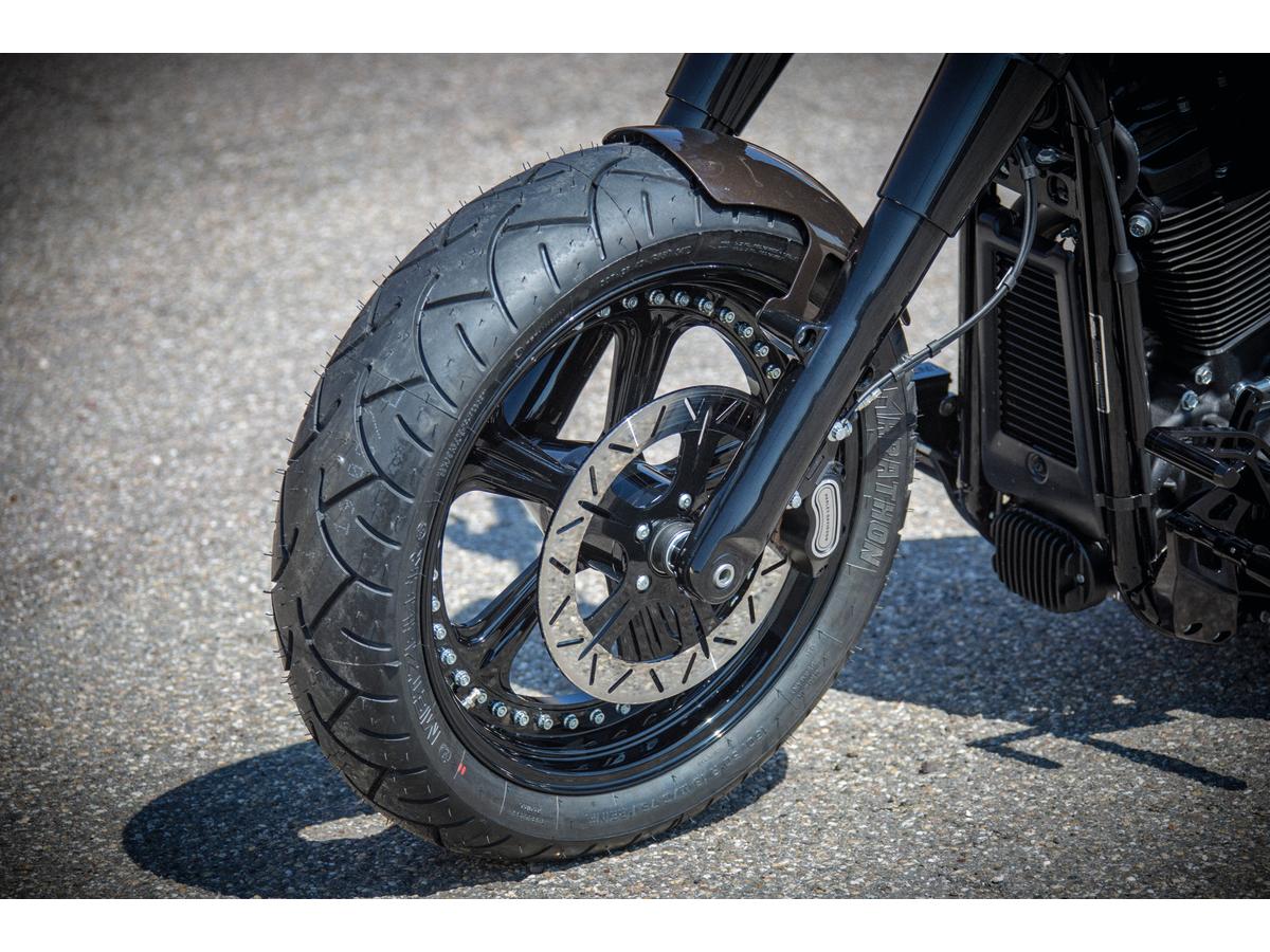 Ricks Motorcycles Steel Front Fender For Softail Models Short Version For Fat Boy Raw 18" Ricks Motorcycles