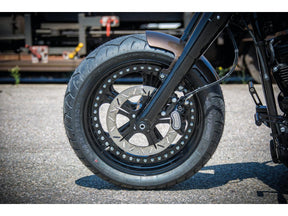 Ricks Motorcycles Steel Front Fender For Softail Models Short Version For Fat Boy Raw 18" Ricks Motorcycles