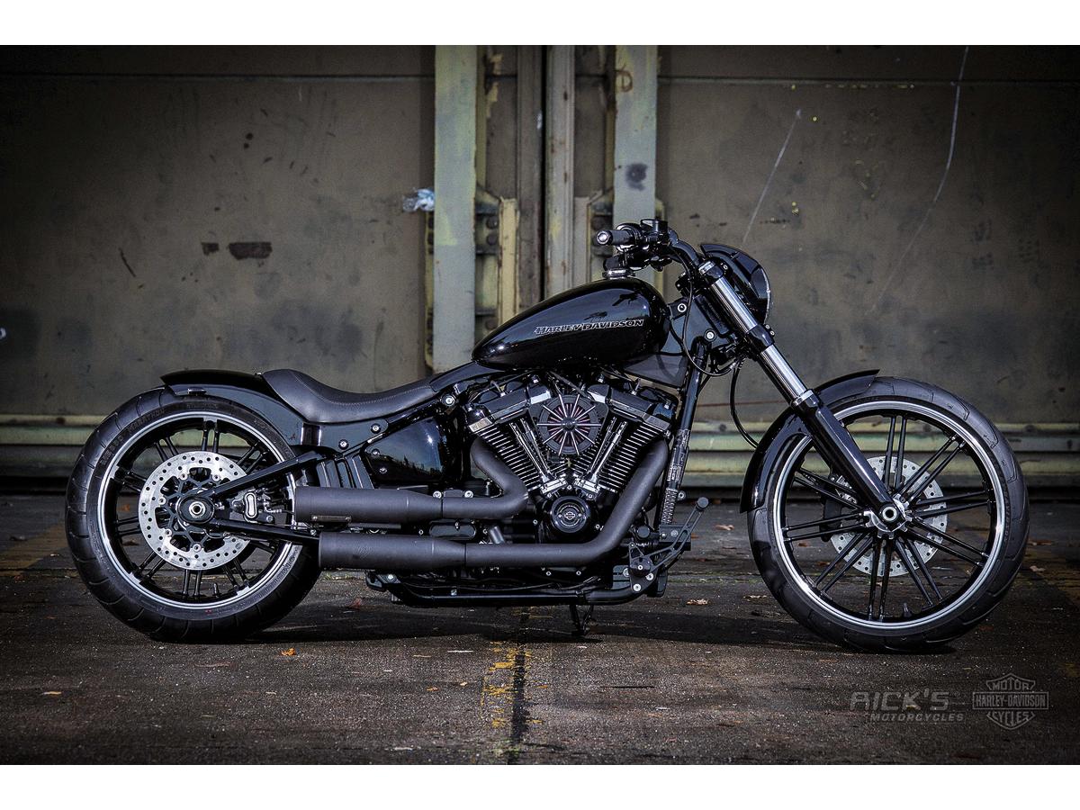 Ricks Motorcycles Steel Front Fender For Softail Models Short Version For Breakout Raw 21" Ricks Motorcycles