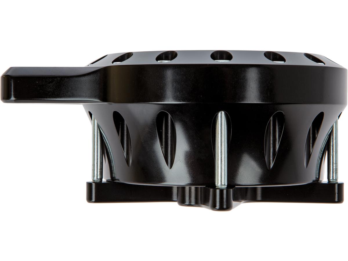 Ricks Motorcycles Roadster Speedometer Housing For Sportster Black Anodized Ricks Motorcycles