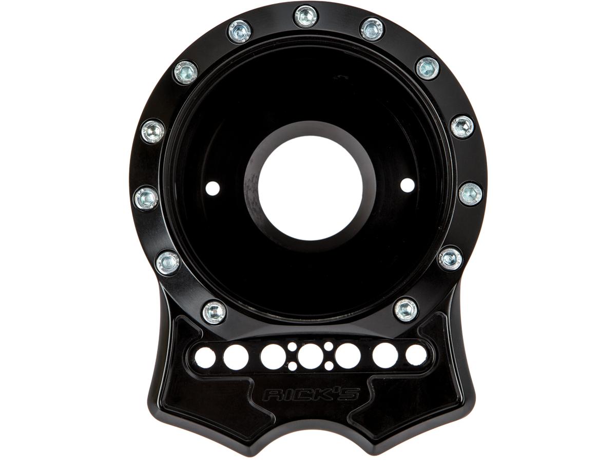 Ricks Motorcycles Roadster Speedometer Housing For Sportster Black Anodized Ricks Motorcycles