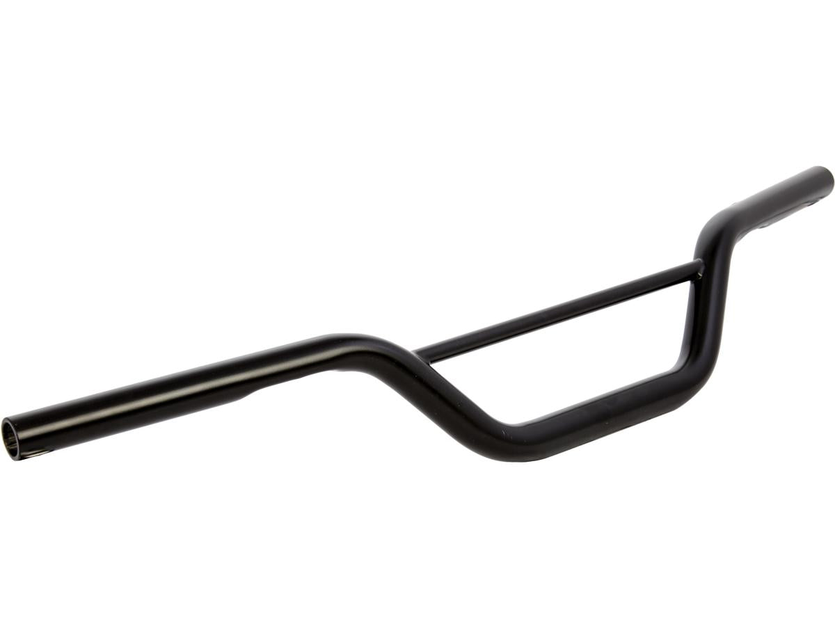 Ricks Motorcycles Dirt Track Handlebar Non Dimpled 3 Hole Matte Black Powder Coated 1" Ricks Motorcycles Default Title
