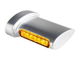 Heinz Bikes Winglet Led Turn Signals Chrome Satin Clear Led Heinz Bikes Default Title