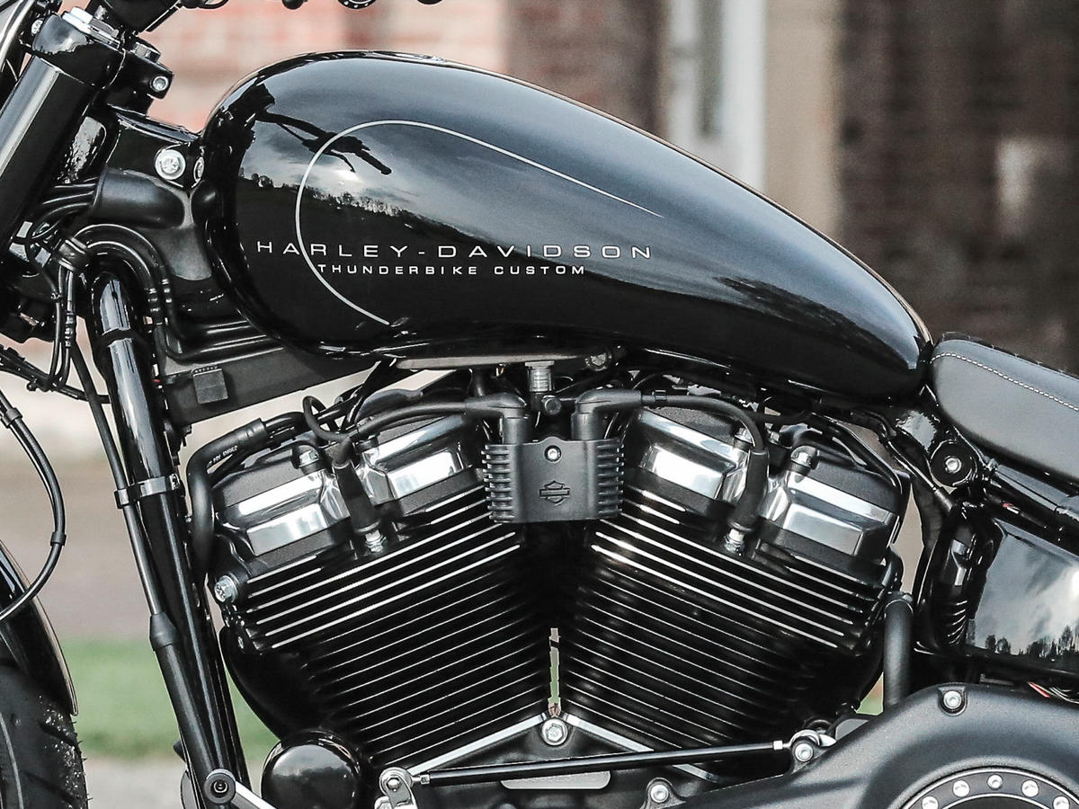 Thunderbike Ignition Coil Relocation Kit, Black Ignition Coil Relocation Kit Black Powder Coated Thunderbike