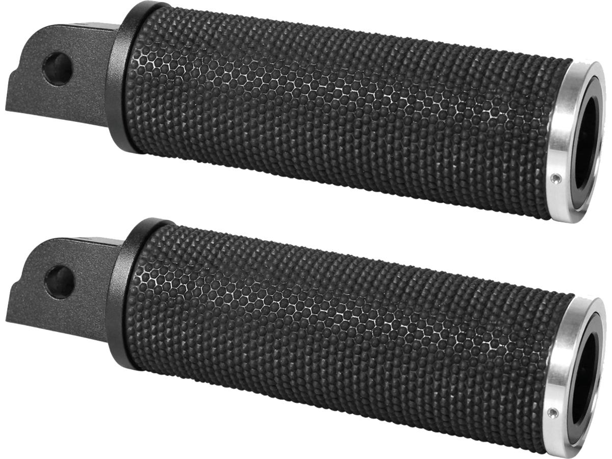 Thunderbike Base Rider Footpegs Rubber Design Black Thunderbike Default Title
