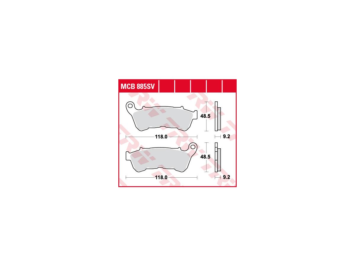 Trw Sinter Street Replacement Brake Pads Sinter Front Trw Default Title
