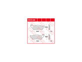Trw Organic Replacement Brake Pads Organic Rear Trw Default Title