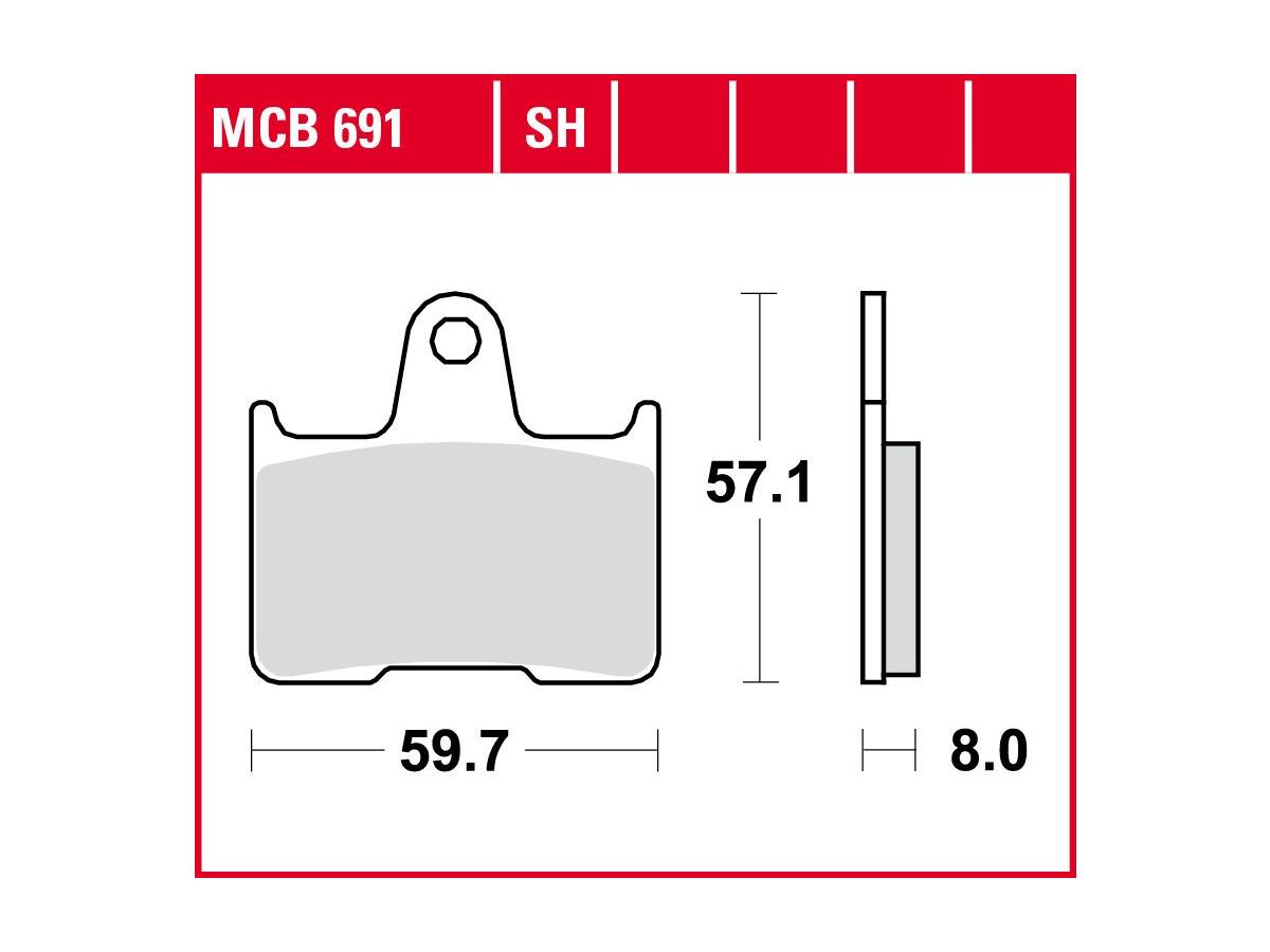 Trw Sinter Street Replacement Brake Pads Sinter Rear Trw Default Title