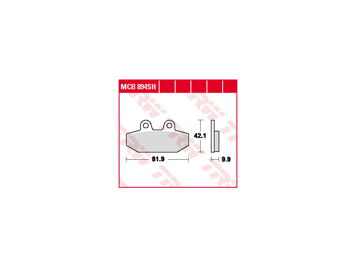 Trw Sinter Street Replacement Brake Pads Sinter Rear Trw Default Title