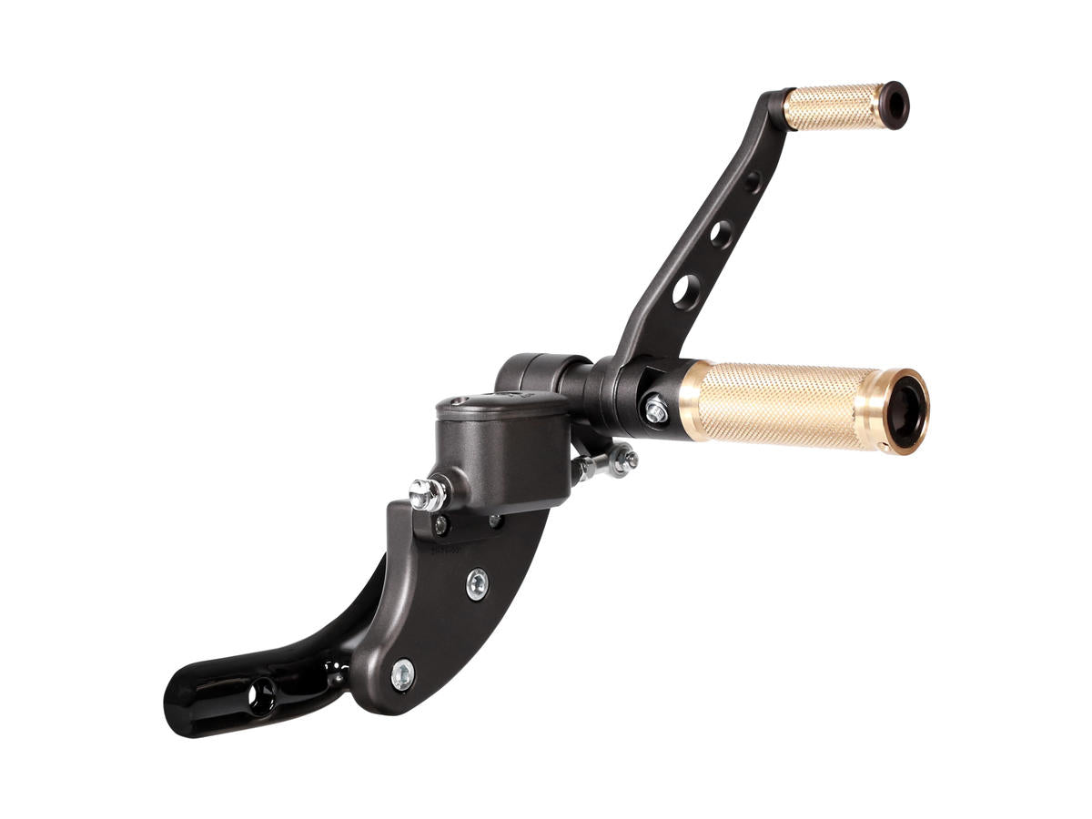 Thunderbike Forward Control Kit For Softail Base Brass, No Side Stand Included Black Thunderbike