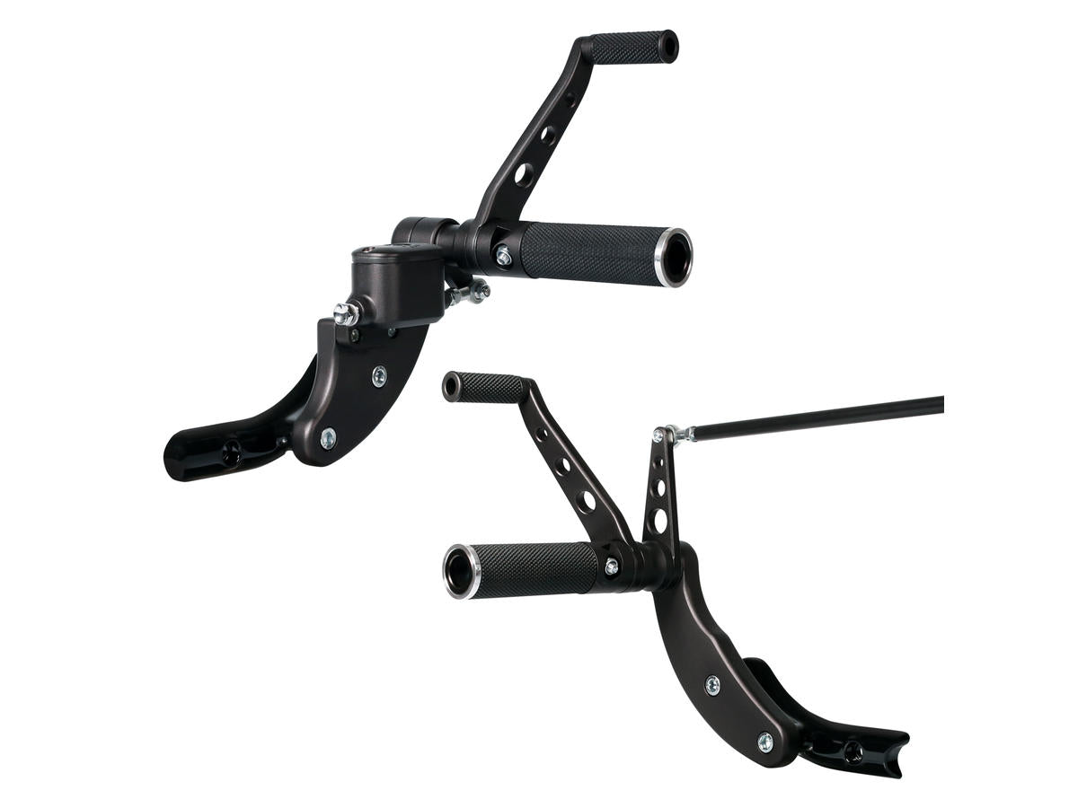 Thunderbike Forward Control Kit For Softail Base Rubber, No Side Stand Included Black Thunderbike