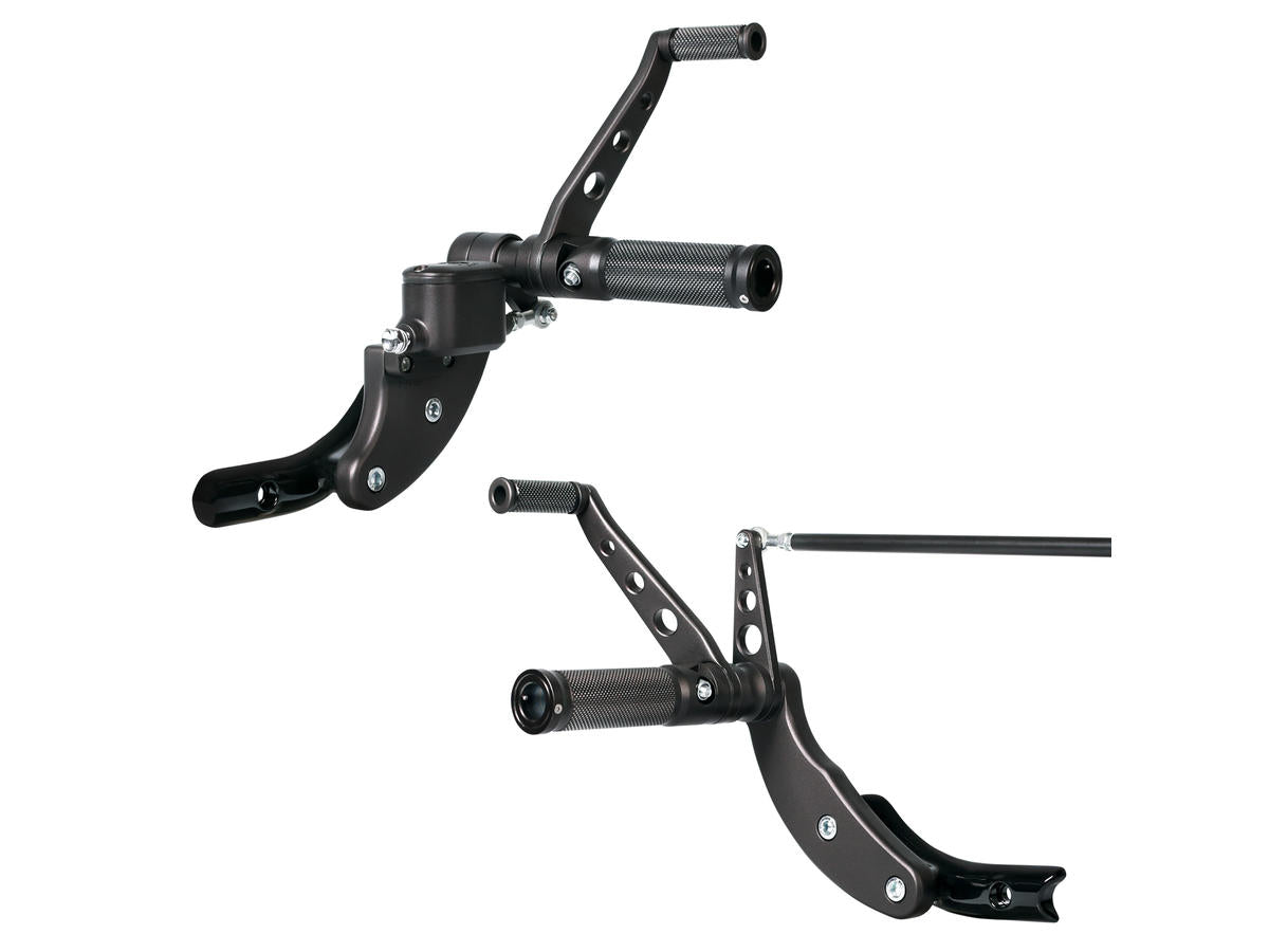 Thunderbike Forward Control Kit For Softail Satin, No Side Stand Included Black Thunderbike