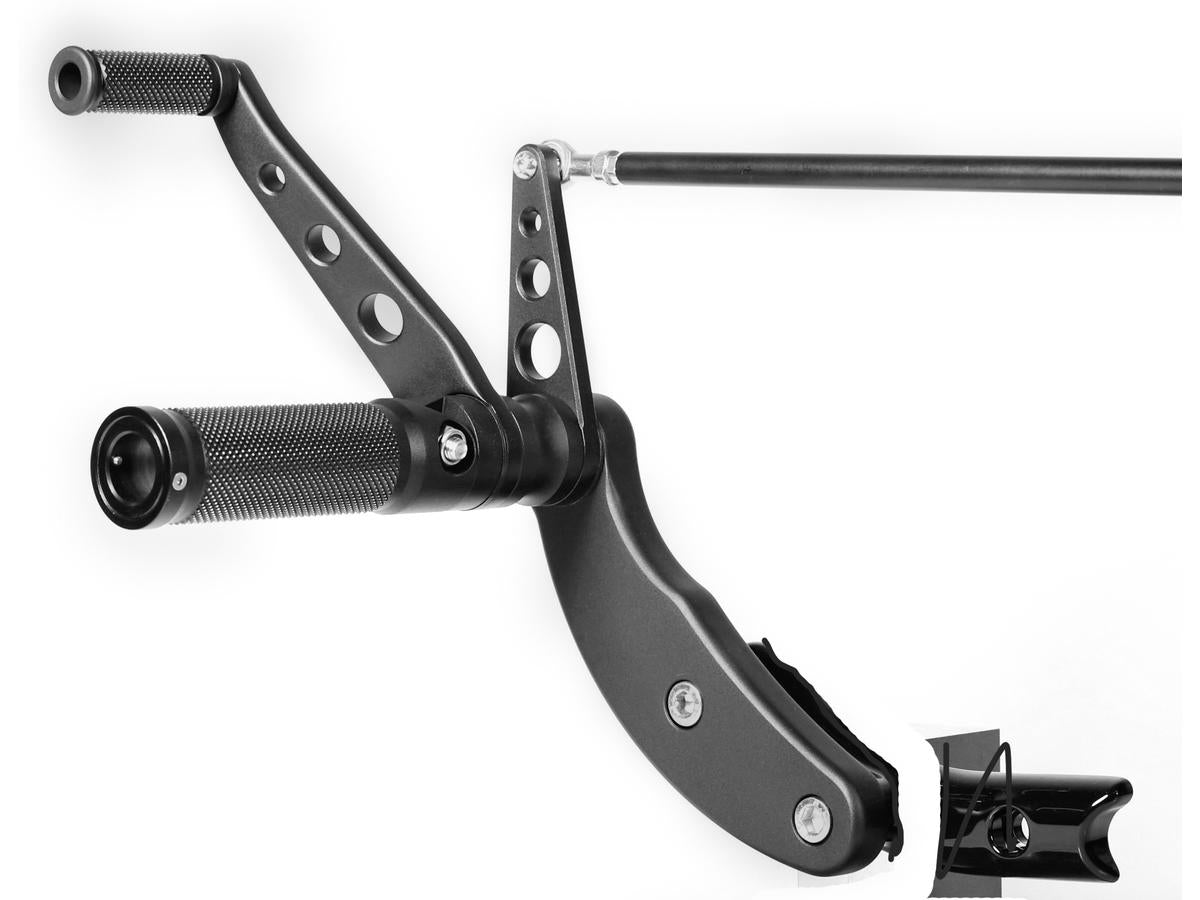 Thunderbike Forward Control Kit For Softail Satin, No Side Stand Included Black Thunderbike