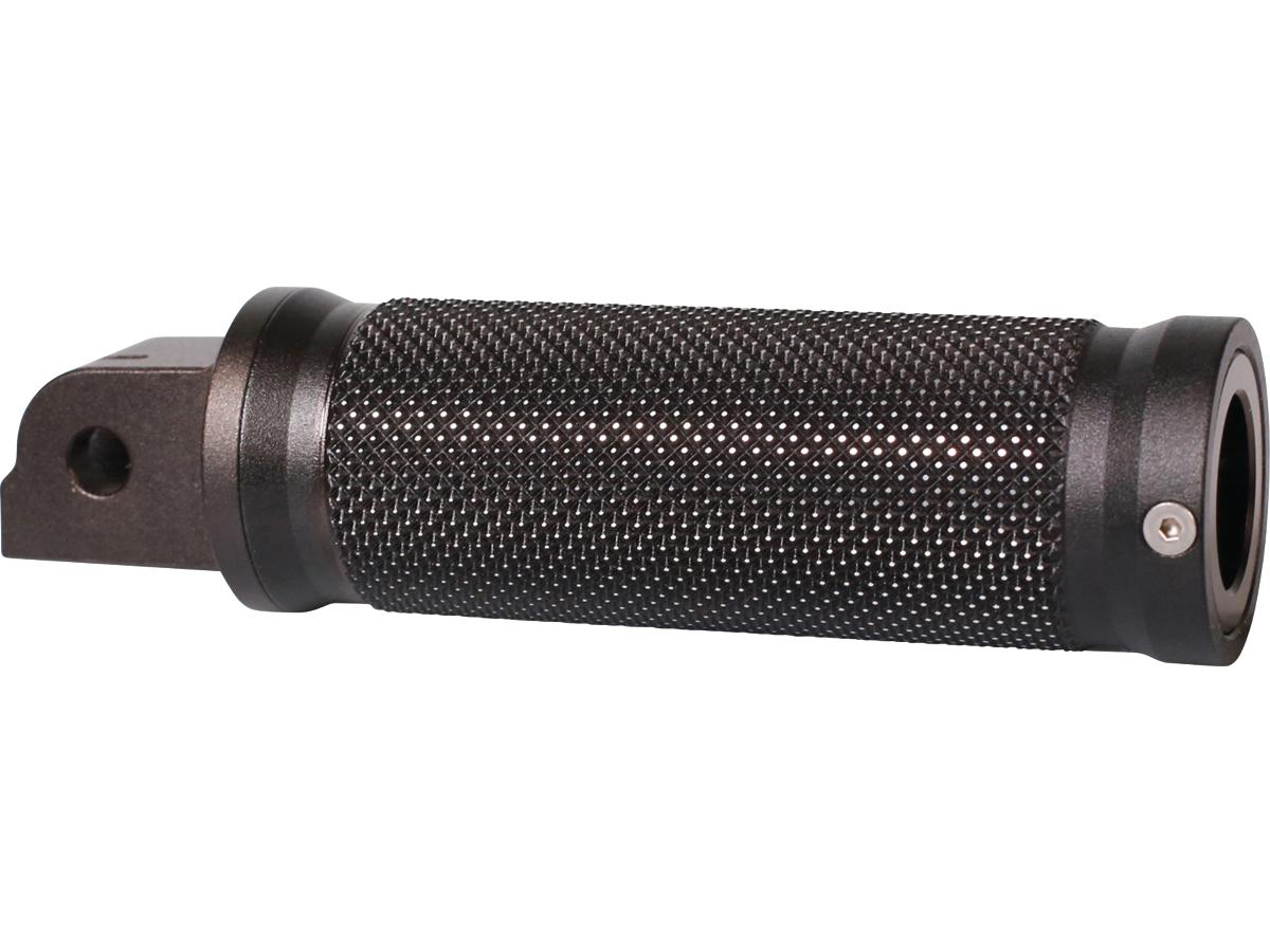 Thunderbike Base Rider Footpegs Satin Design Black Cut Thunderbike Default Title