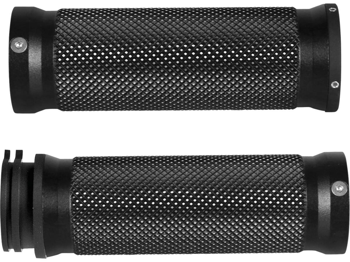 Thunderbike Base Grips Bi Color Satin 1" Throttle Cables Thunderbike Default Title
