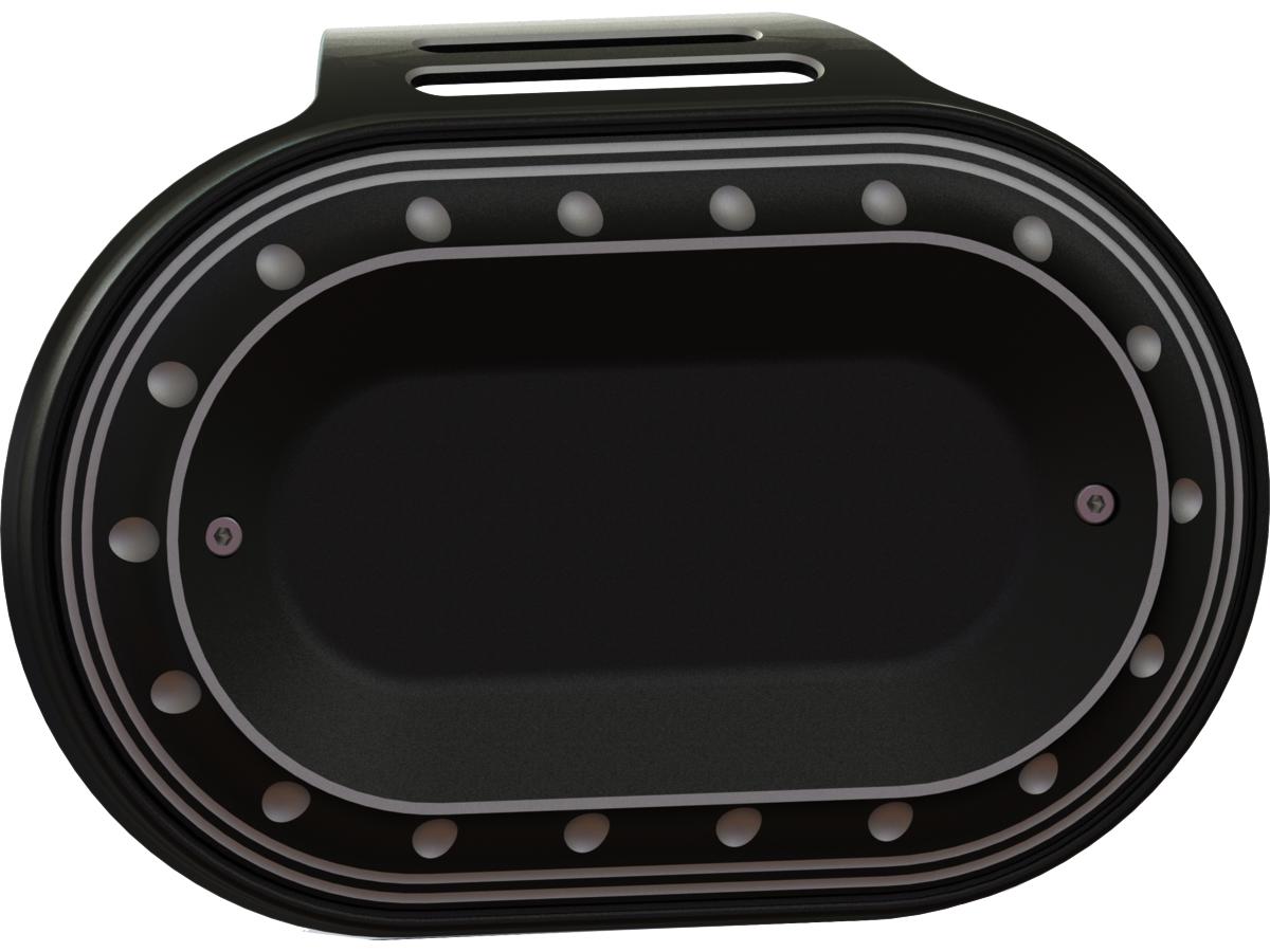 Thunderbike Drilled Oval Airbox Air Cleaner Cover Bi Color Anodized Thunderbike Default Title
