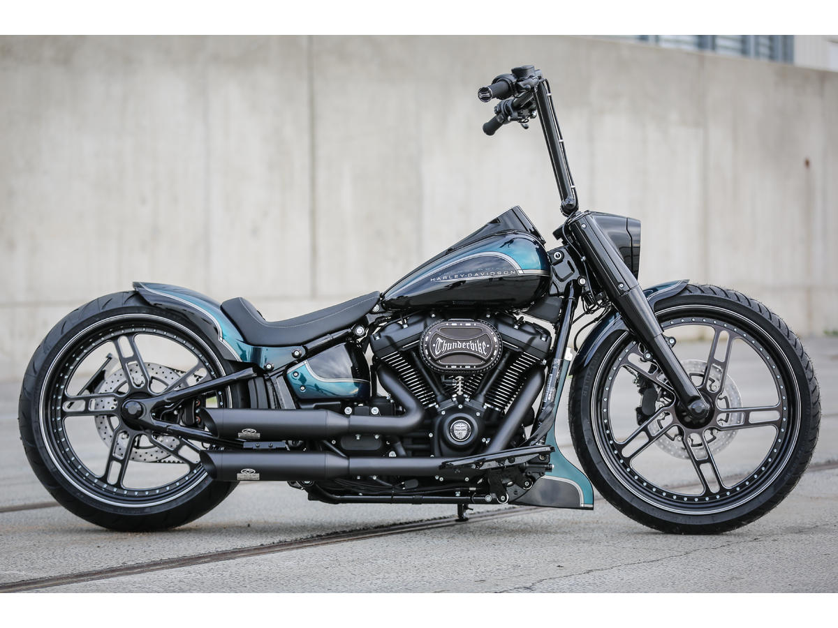 Thunderbike Torque With Thunderbike Logo Oval Airbox Air Cleaner Cover Bi Color Anodized Thunderbike