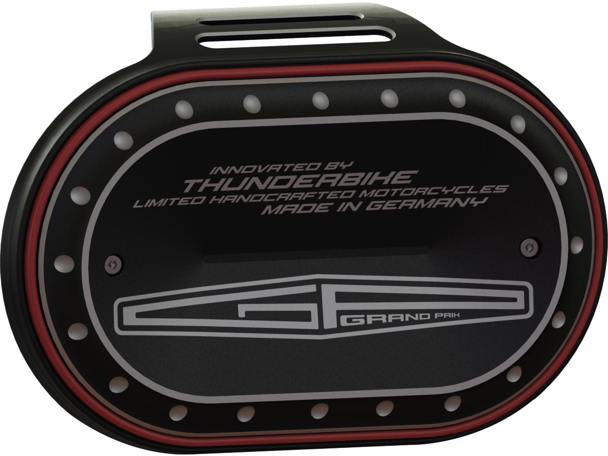 Thunderbike Grand Prix Oval Airbox Air Cleaner Cover Bi Color Anodized Thunderbike Default Title