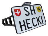 Heinz Bikes Side Mount License Plate Kit Swiss Specification 180x140mm Chrome Heinz Bikes Default Title