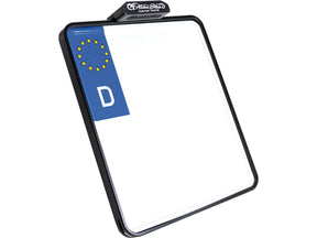 Heinz Bikes Slip Inn License Plate Base Plate Austria Size 170x210mm Black Anodized Heinz Bikes Default Title