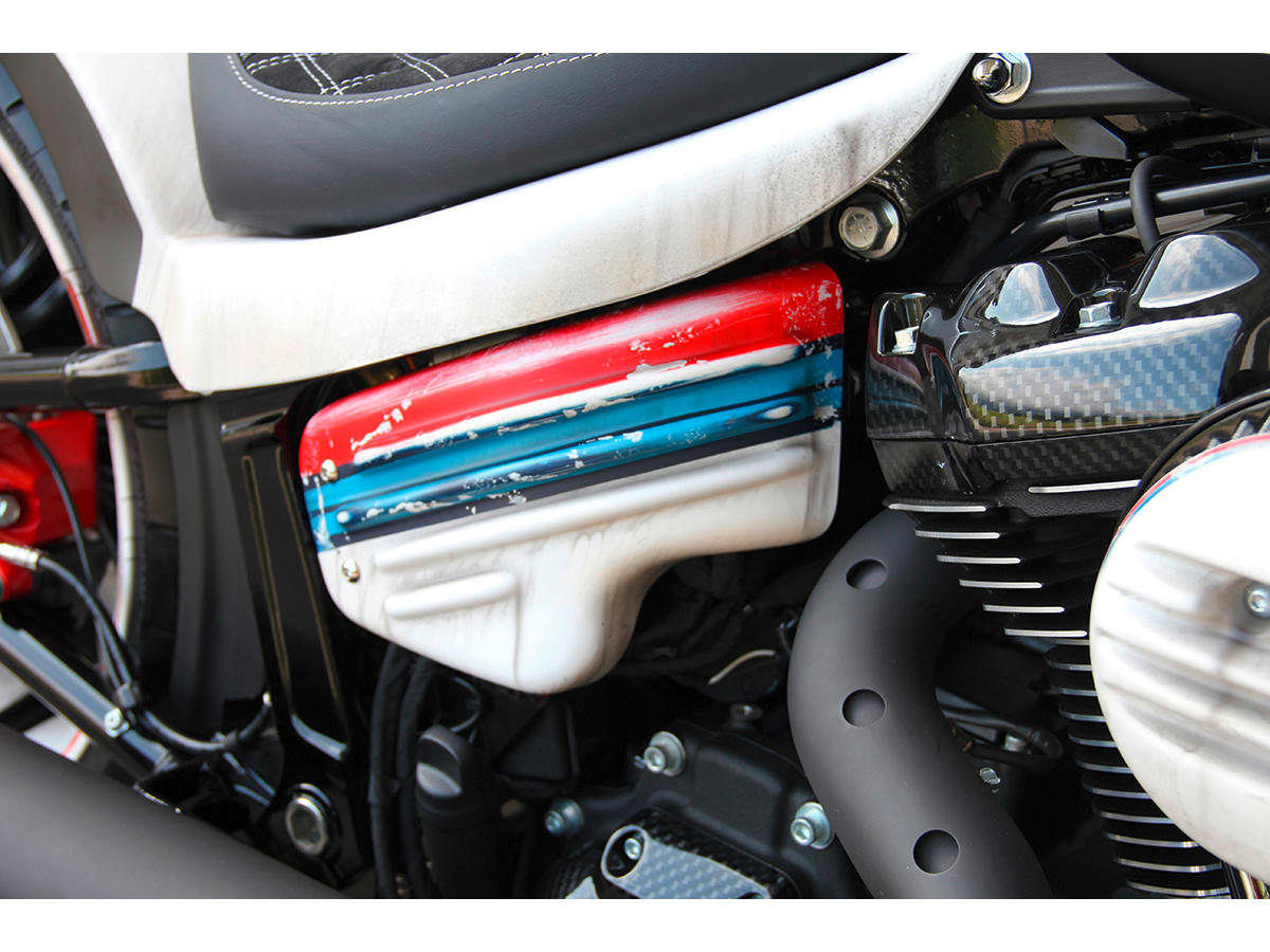 Cult Werk Racing Side Cover Slotted Black Gloss Cult Werk