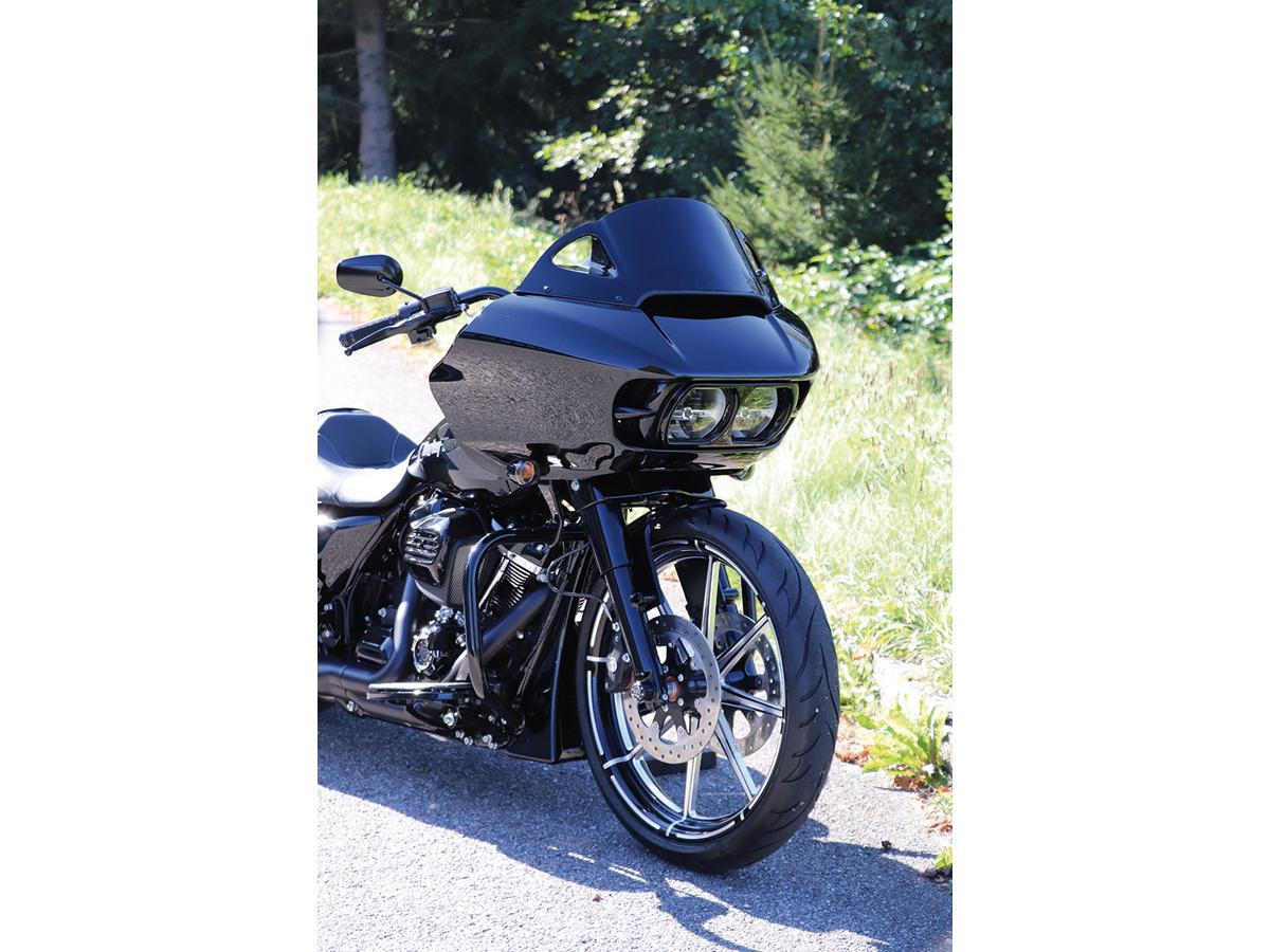 Cult Werk Racing Windshield For Road Glide Models Gloss Black Cult Werk
