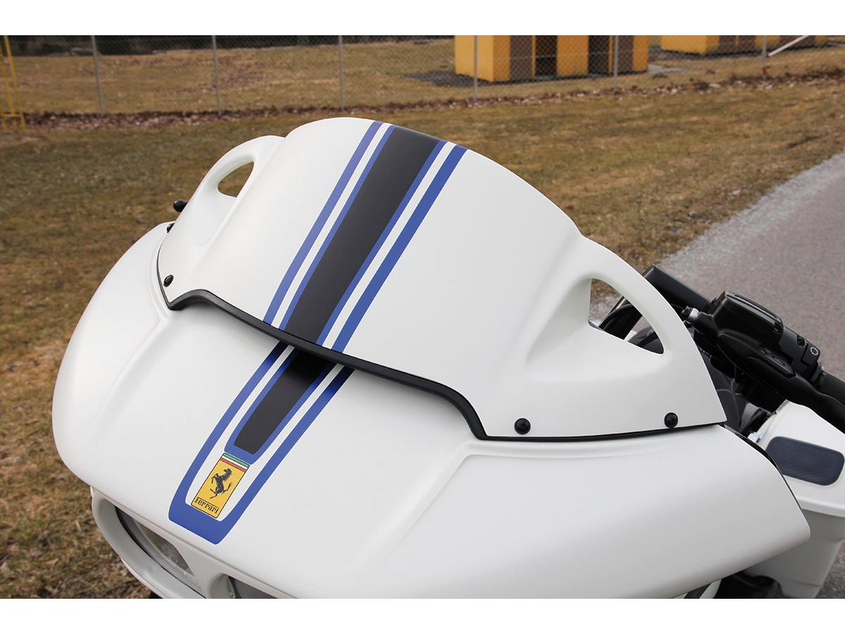 Cult Werk Racing Windshield For Road Glide Models Gloss Black Cult Werk