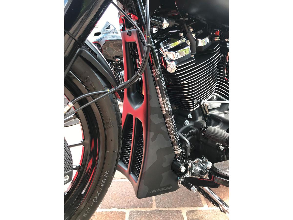 Cult Werk Custom Chin Fairing Gloss Black Cult Werk