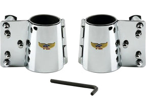 National Cycle Heavy Duty Windshield Mount Kit Straight Forks Chrome National Cycle