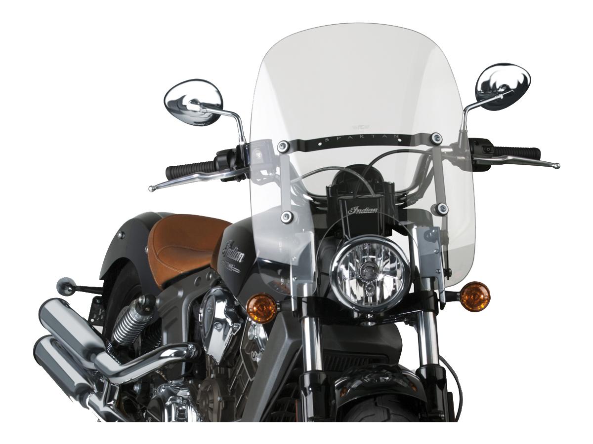 National Cycle Spartan Windshield Height: 16,25", Width: 18" Clear National Cycle Default Title